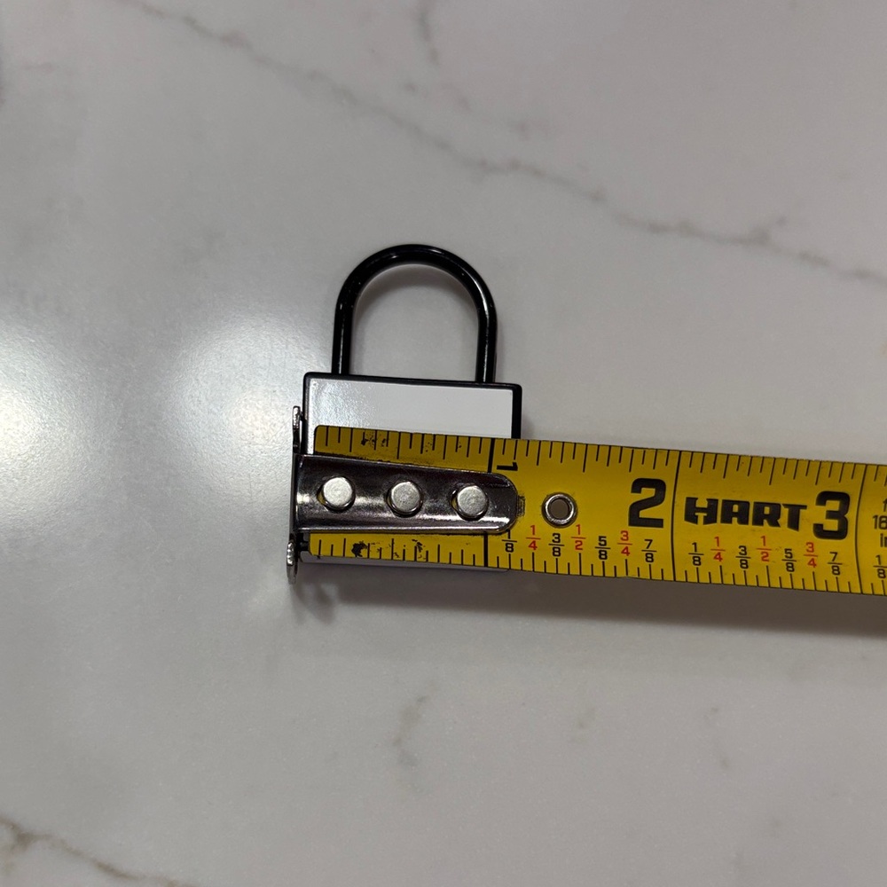 CHANEL Black & White Padlock Keyring Set with Gold Hardware - Picture 5 of 10